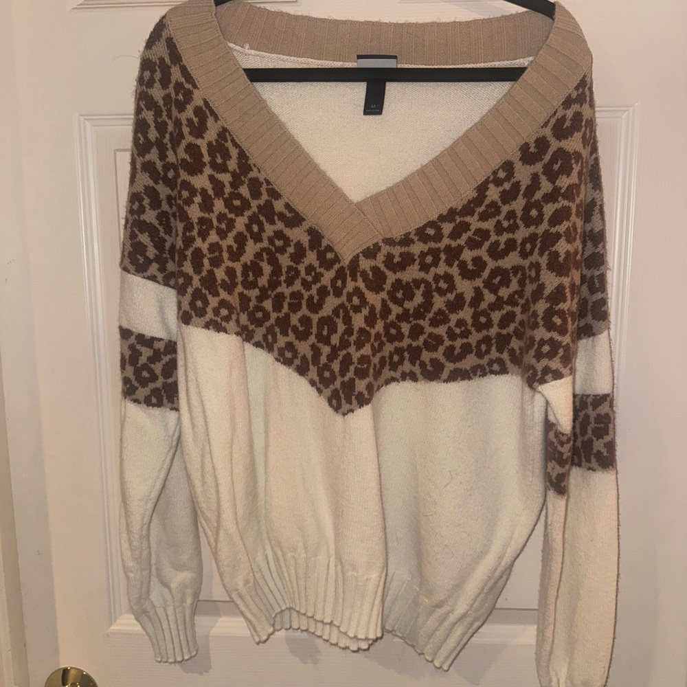 Leopard Print Sweater